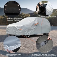 Capa de Carro Kayme 6 Camadas Impermeável para Station Wagon - Proteção Total All-Climate - imagem 4
