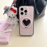 Capa iPhone: Bolinhas Vermelhas e Suporte! - imagem 1