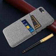 Capa iPhone com Porta Cartões e Tecido Premium - imagem 1