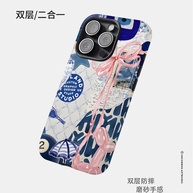 Capa iPhone: Elegância com Laço Azul - imagem 4