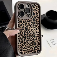 Capa iPhone: Estilo Leopardo Marrom e Proteção! - imagem 1