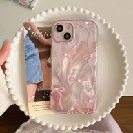 Capa iPhone Floral 3D: Pink, Laços e Proteção! - imagem 1