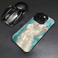 Capa iPhone: Gato Branco Antiderrapante - imagem 1