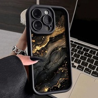 Capa iPhone Mármore Preto: Estilo e Proteção! - imagem 1