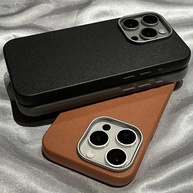 Capa iPhone: Proteção Premium em Couro Fosco - imagem 1