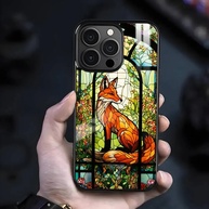 Capa iPhone: Raposa Vitral Magsafe 🦊 - imagem 4