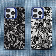 Capa iPhone: Renda Vintage Elegante - imagem 1