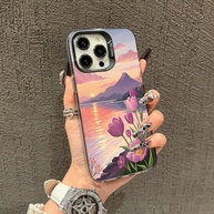 Capa iPhone Tulipa Rosa: Proteção e Estilo! - imagem 1