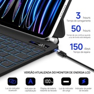 Bettdow Capa com Teclado e trackpad para iPad 10ª Geração 10.9" Polegadas, iPad (A16) 11th Generation 11 Inch 2025; modelos A2696,A2757,A2777,A3354,A3355 e A3356 com Auto Hibernação(preto) - imagem 4