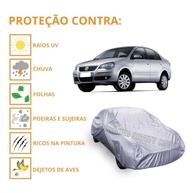 Capa Impermeável Premium para Volkswagen Polo Sedan: Proteção Total Contra Chuva e Sol - imagem 4