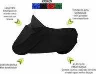 Capa para Moto Ducati Monster com Elasticidade – Proteção Premium em Preto - imagem 5