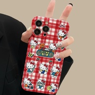 Capa Hello Kitty Xadrez: Estilo e Proteção! - imagem 4