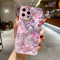 Capa Rosa Floral para Samsung - imagem 1