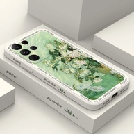 Capa Rose Pintada à Mão: Elegância para seu Galaxy - imagem 1