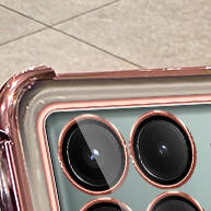 Capa TPU Transparente Xiaomi Poco X6 Pro 5G com Suporte e Protetor de Câmera - imagem 1