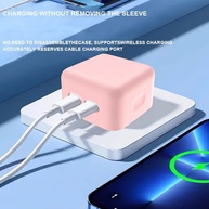 Capa Protetora Silicone Carregador Apple 35W Dual USB-C - imagem 4