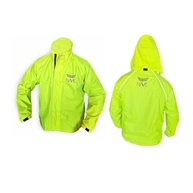 Jaqueta Avulsa Capa Chuva Motoqueiro Impermeável Nylon Nave (BR, Alfa, XG, Regular, Regular, Amarelo Flúor) - imagem 2