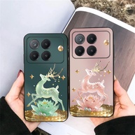 Capa Xiaomi: Veado e Lótus Prateado - imagem 1