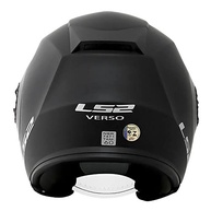 Capacete LS2 Verso OF570 Preto Fosco: Segurança e Estilo para Sua Pilotagem - imagem 4