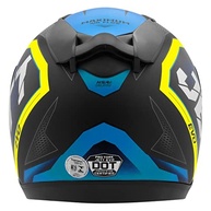 Capacete Fechado Pro Tork Jett Evo Line Fosco Azul/Amarelo - Tamanho 56: Segurança e Estilo para Sua Pilotagem - imagem 3