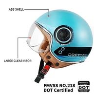Capacete Aberto Retrô Vintage: Estilo e Segurança para Motociclistas Adultos (Aprovado DOT) - imagem 5