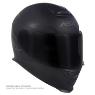Capacete ASX Eagle Solid Preto Fosco: Segurança e Estilo para Sua Aventura - imagem 5