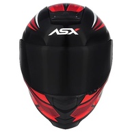 Capacete ASX Eagle Street Esportivo Preto e Vermelho - Segurança e Estilo para Sua Moto (Tamanho 60/L) - imagem 4