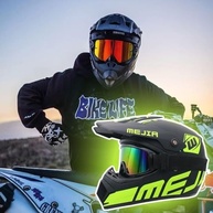 Capacete Infantil Motocross e Bicicleta BMX - Proteção Completa para Aventuras Offroad - imagem 2
