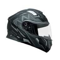 Capacete Bieffe B-Dynamic Attractie Flip-Up Preto Fosco c/ Óculos Interno - imagem 4