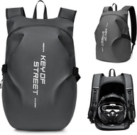 Mochila para Motociclista 40L Impermeável - Capacete Integrado, Grande Capacidade e Resistente à Chuva da Amazônia" - imagem 1