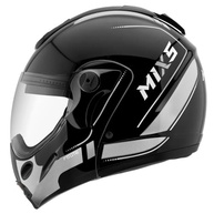 Capacete Moto Mixs MX Captiva Escamoteável Robocop Cinza - Viseira Solar Interna - imagem 4