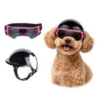 LESYPET: Capacete e Óculos de Sol para Cães Pequenos - Aventura Segura e Estilosa! - imagem 1