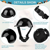 Conjunto 2 Peças: Capacete e Óculos de Sol para Cães - Proteção UV, Vento e Poeira - imagem 3