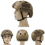 Capacete Tático Emerson Fast: Proteção e Estilo para Airsoft e Paintball (Desert/Coyote) - imagem 4