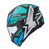 Capacete Peels Spike 2 1ST Verde Água Brilhante: Segurança e Estilo para Você! - imagem 4