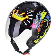 Capacete Peels Freeway King Preto/Color Aberto Moto - Estilo e Segurança! - imagem 2