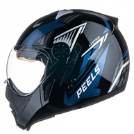 Capacete Peels Mirage Living Preto/Azul: Conforto, Segurança e Estilo para Sua Moto - imagem 1
