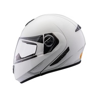 Capacete Articulado Peels U-RB2 Classic Branco/Prata: Segurança e Estilo para Sua Moto - imagem 1