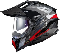 Capacete LS2 Explorer MX701 Carbon Frontier: Leveza e Segurança em Fibra de Carbono 6K - imagem 1