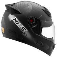 Capacete Fechado Mixs MX5 Blaze Cinza Brilhante - Segurança e Estilo para sua Pilotagem - imagem 1