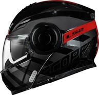 Capacete LS2 FF902 Scope Hamr Preto e Vermelho: Segurança e Estilo para Sua Pilotagem - imagem 4