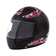 Capacete Liberty Four Girls Preto com Viseira Cristal Tamanho 56 - imagem 1