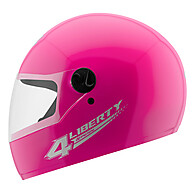 Capacete Moto Rosa com Viseira – Segurança e Estilo na Estrada - imagem 1