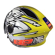 Capacete New Liberty 3 GP 88 Amarelo 56 – Proteção Real na Pista - imagem 1