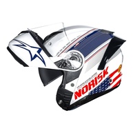 Capacete Robocop Norisk Force II Grand Prix USA: Estilo e Segurança para Sua Pilotagem - imagem 1