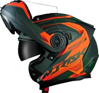 Capacete Norisk Route FF345 Articulado Speedmax Fosco Laranja - Segurança e Estilo - imagem 1