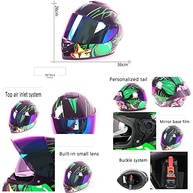 Capacete TRIPERSON Integral Homologado DOT: Segurança e Estilo para Sua Moto! - imagem 4