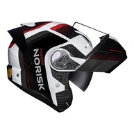 Capacete Norisk Force 2 Kore Prata Robocop: Estilo, Segurança e Visão Clara - imagem 3