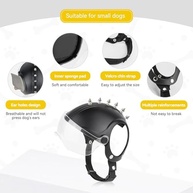 PETLESO Capacete para Cães: Proteção UV e Estilo para Aventuras Seguras - imagem 5