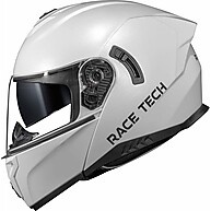 Capacete Race Tech Signal Monocolor Branco: Segurança e Estilo - imagem 1
